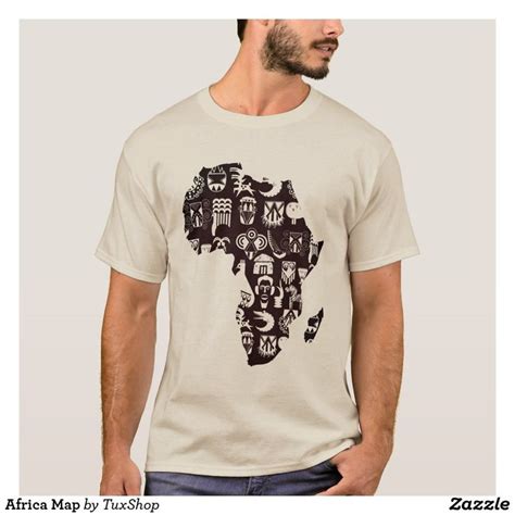 Africa Map T Shirt Zazzle