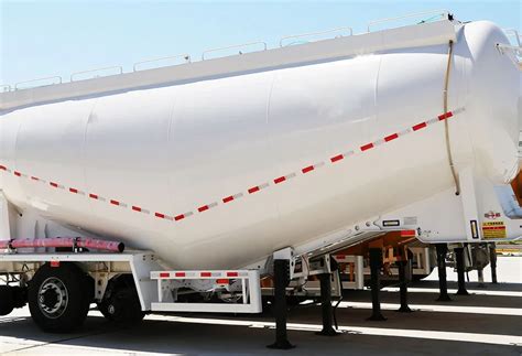 Top Factory New V Type Bulk Cement Tank Truck Trailer Ton Ton