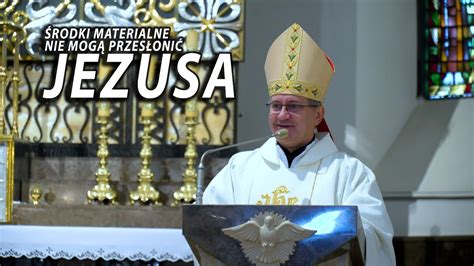 Bp Damian Muskus OFM w Niegowici Środki materialne są ważne ale nie