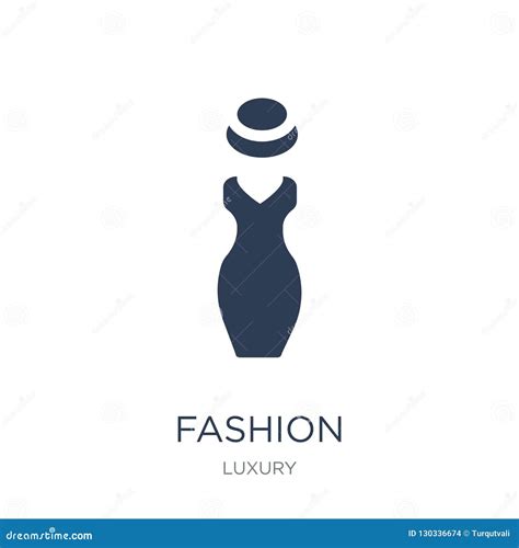 Fashion Icon Trendy Flat Vector Fashion Icon On White Background From