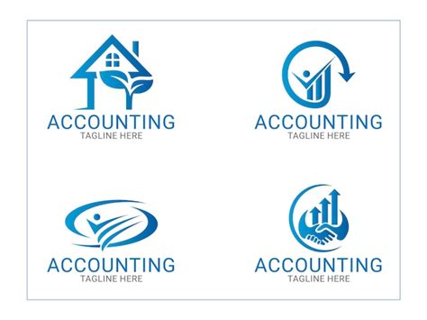 Premium Vector Free Vector Flat Accounting Logo Design Or Financial