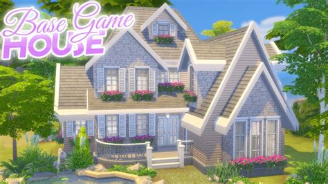 Base Game Only Home The Sims Speed Build House No Cc No Packs