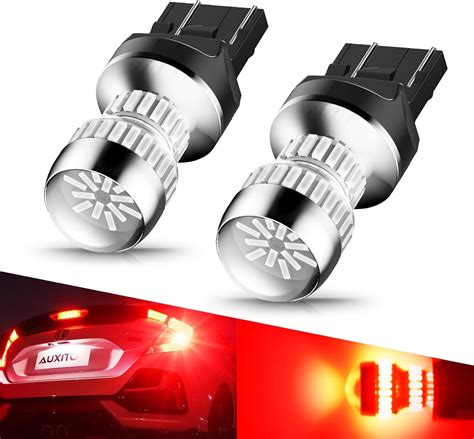 AUXITO 2024 Upgraded 7440 7443 LED Bulb Red For Tail Lights Brake