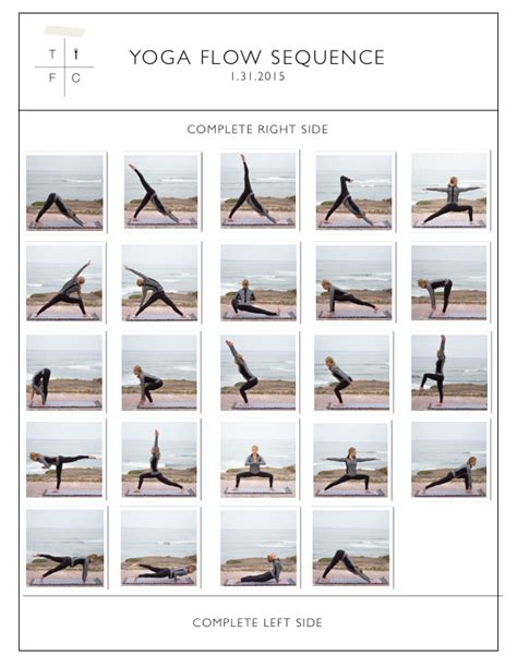 Printable Yoga Sequences