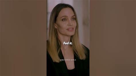 Angelina Jolie Shares Her Advice On Hard Times Youtube