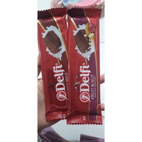 Jual Delfi Dairy Milk Chocolate 40gr Shopee Indonesia