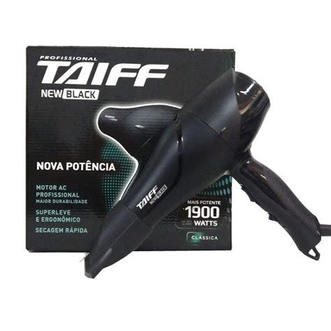 Taiff No Precinho Super Potente Secador Taiff New Black R