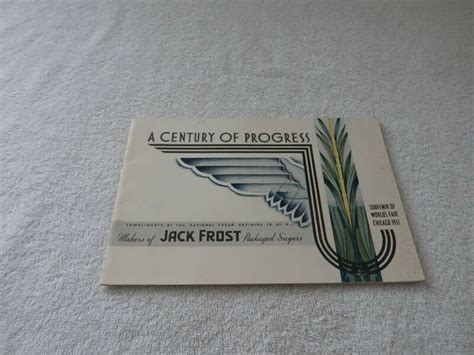 VINTAGE 1933 CHICAGO WORLD S FAIR CENTURY Of PROGRESS BROCHURE JACK