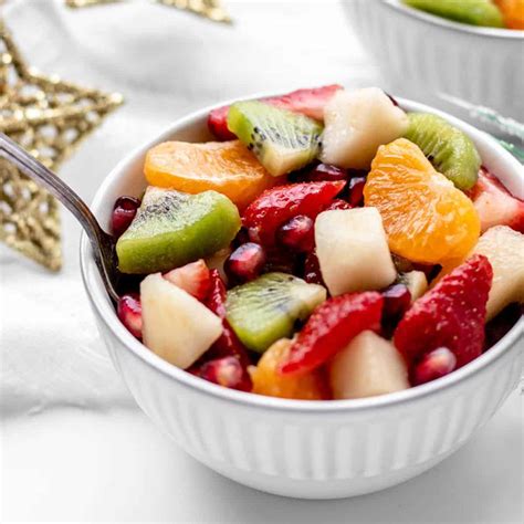 Easy Christmas Fruit Salad Haute And Healthy Living