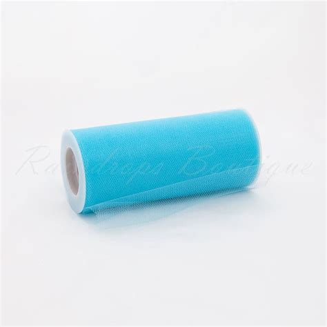 Light Blue Tulle Roll 25 Yards