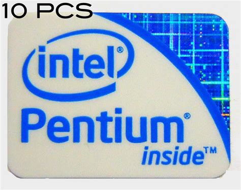 Online Store: 10 Pieces Of Original Intel Pentium Inside Sticker 15.5 ...