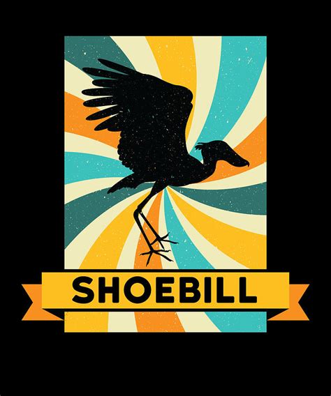 Shoebill Shoebill Bird Ornitologist Digital Art by Moon Tees - Fine Art ...