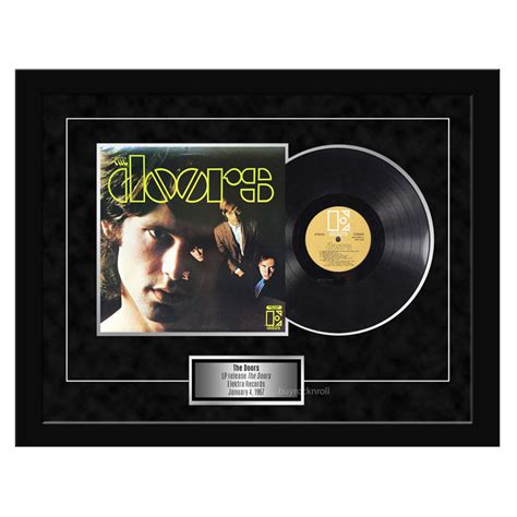 The Doors Collectible Framed Lp And Cover 1967 The Doors Album 27x21