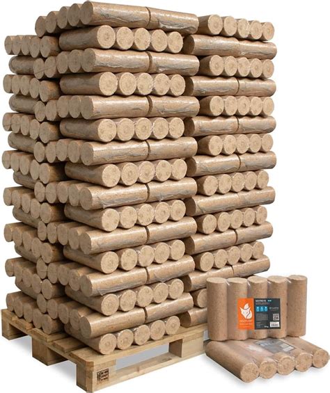 HEIZFUXX Nestro XL Blue Houten Briketten 10 Kg X 96 Containers 960 Kg