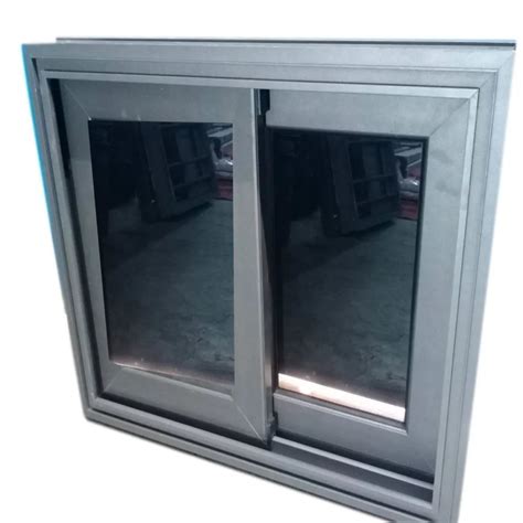 Horizontal Silver Track Aluminium Sliding Window For Residential At