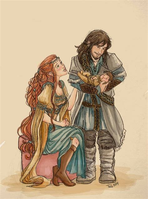 Kiliel Baby By Dralamy On Deviantart Kili And Tauriel The Hobbit