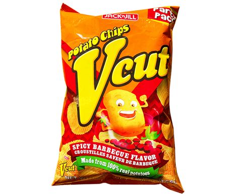 Jack N Jill Vcut Potato Chips Spicy Barbecue Flavor 155g