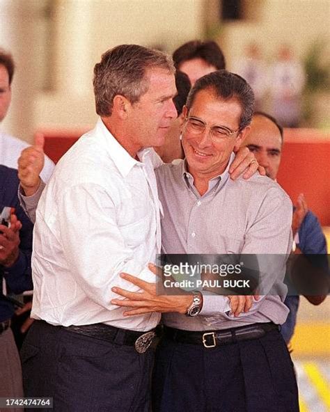 Mexican President Ernesto Zedillo and Governor of Texas George W ...