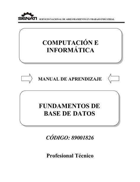 Calam O Fundamentos De Base De Datos