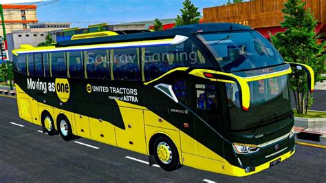 Laksana SR2 XHD Prime Scania K410 Bus Mod For Bus Simulator Indonesia