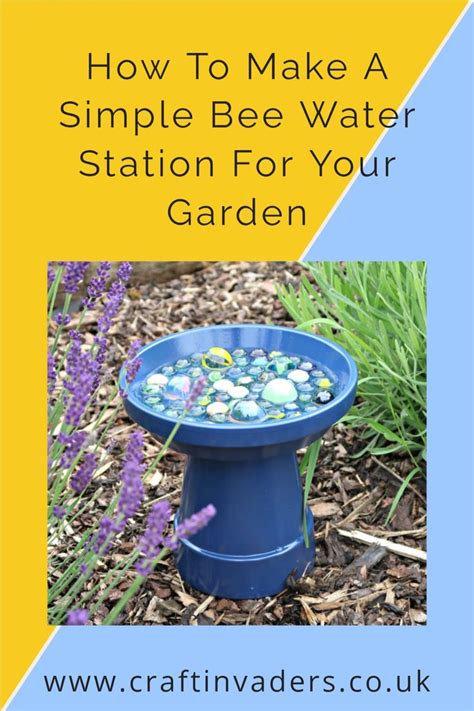 How To Make A Simple Bee Water Station For Your Garden Water Station