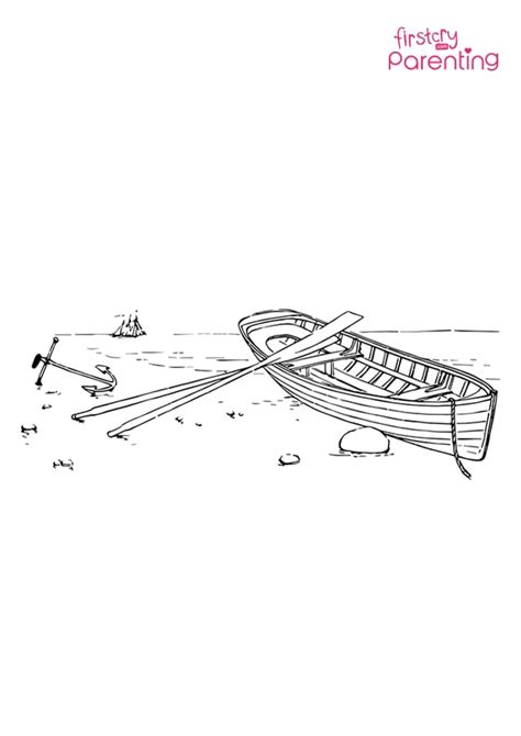 Rowboat Coloring Pages