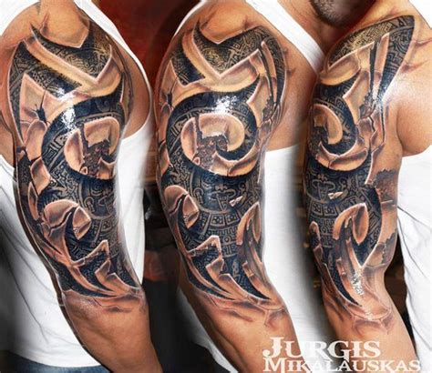 3d Tribal Tattoo By Jurgis Mikalauskas Artofit