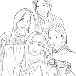 32+ Blackpink Coloring Pages Printable - ReaceRosalyn