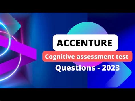 Accenture Assessment Test Questions Youtube