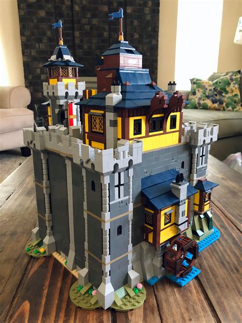 Combined 3 Medieval Castle sets. : r/lego