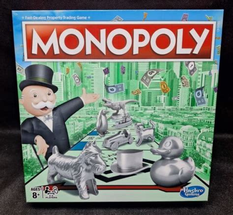 Hasbro Monopoly With New Token Line Up Board Game New And Sealed