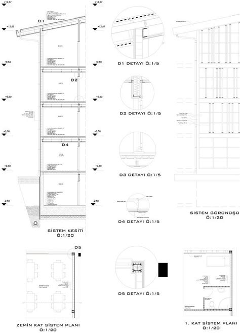 Sistem Kesiti Çelik Yapı Sistem Kesiti Görünüşü Nokta Detayları