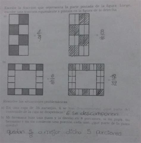 Escribe La Fracci N Que Representa La Parte Pintada De La Figura