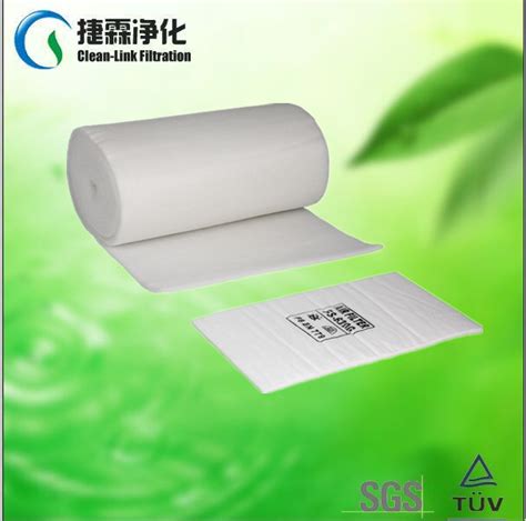 Automotive Spray Booths Ceiling Filter Roll For Air Purifier China