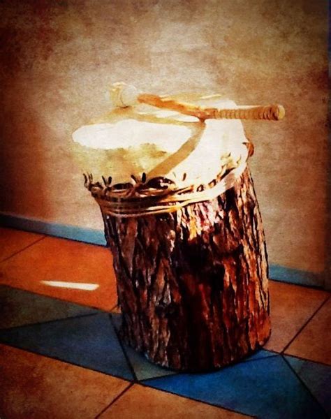 Water Drum - Hollowed by hand and made in the tradition of the Native ...