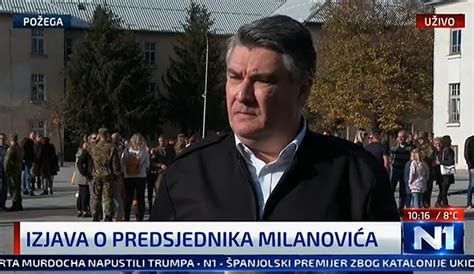 Milanovi Kakve Dvije Kolone U Vukovaru Smo Uvijek Zajedno Osim Kad