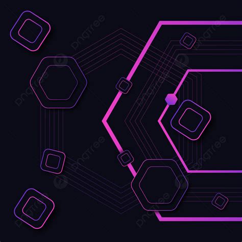 Background Bentuk Geometris Gradien Segi Enam Pada Latar Belakang Gelap