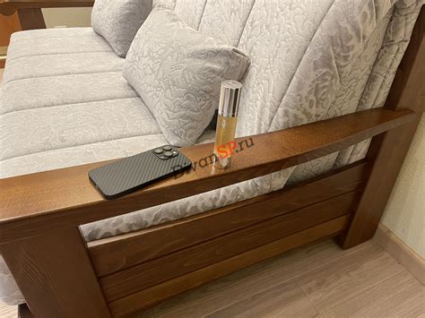 Купить Диван аккордеон Стенли подлокотники дерево