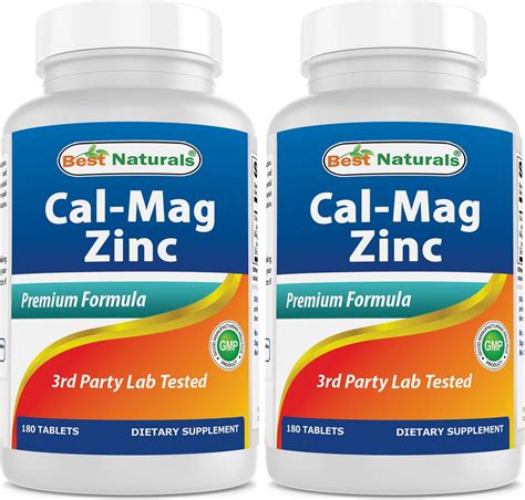 Nature Made Calcium Magnesium Zinc With Vitamin D3 Dietary Supplement For Bone