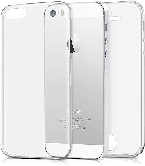 Kwmobile Coque Liseuse Compatible Avec Apple IPhone SE 1 Gen 2016