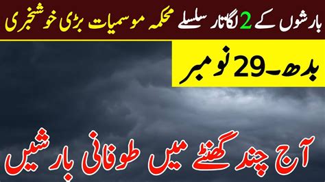 Weather Update Today 29 November Big Storm Reached Stormy Rains