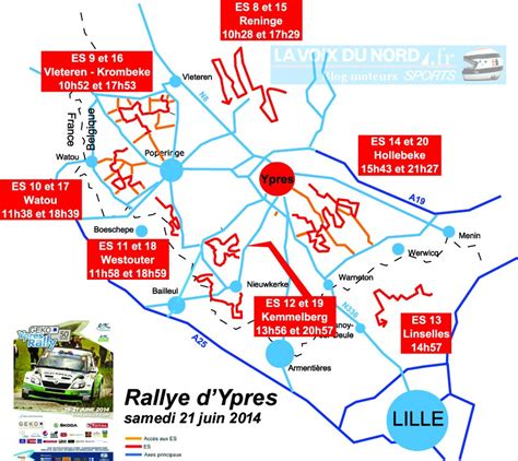 Rallye D Ypres Le Timing Et Le Plan Des Sp Ciales Blog Moteurs