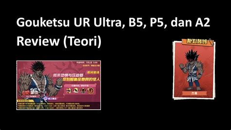 Gouketsu UR UltraUlti B5 P5 Dan Awaken2 Review Teori YouTube