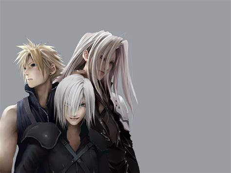 Cloud Strife Sephiroth And Kadaj Final Fantasy And 2 More Drawn By