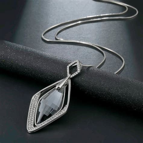 Buy Long Necklaces Pendants For Women Collier Femme Geometric