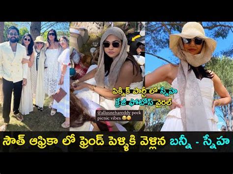 Allu Arjun, wife Sneha Reddy enjoy South Africa vacation, pics go viral