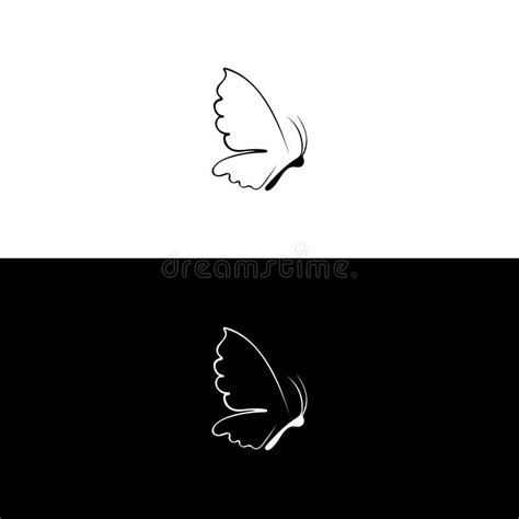 Big Butterfly Icon Butterfly Silhouette Icons Set Vector Illustrations