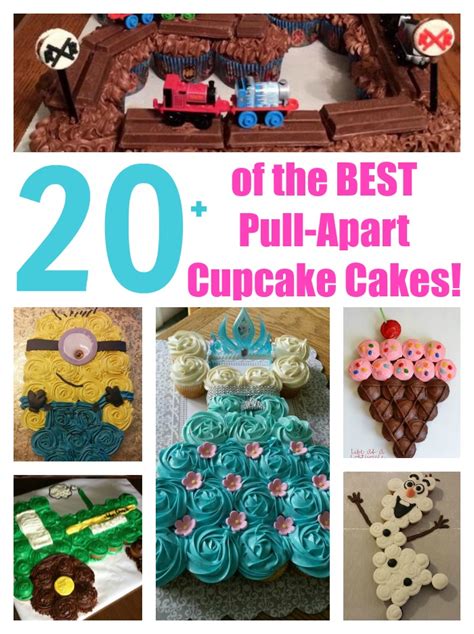 Pull Apart Cupcake Birthday Cakes Ideas Photo Pull Apart Cupcake