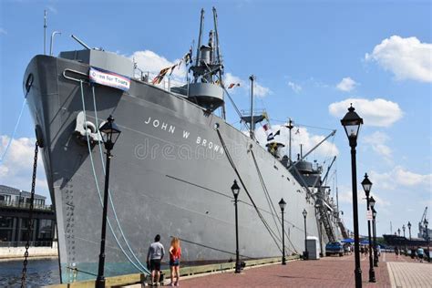 Uss John W Brown In Baltimore Maryland Editorial Stock Photo Image