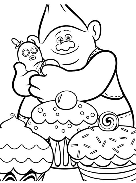 Dreamworks Trolls Guy Diamond Coloring Pages To Print Coloring Pages